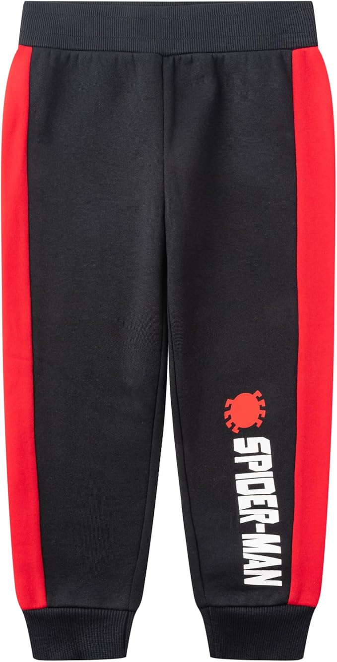 Marvel Spider-Man Boys 2 Piece Sweatshirt and Pants Set for Toddlers and Big Kids