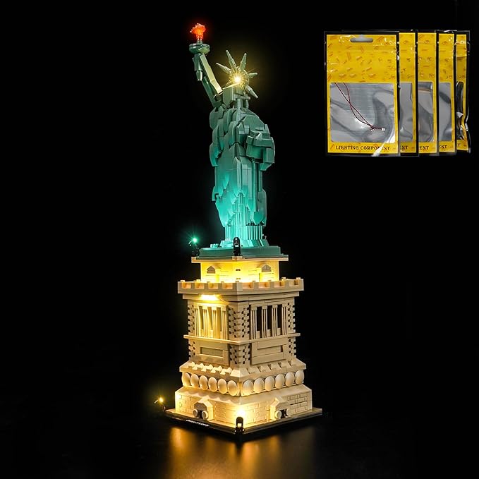 LED Lighting Compatible with LEGO Architecture Statue of Liberty 21042，Light Kit Compatible with LEGO 21042, NOT Included The Model Set - JUST Lights