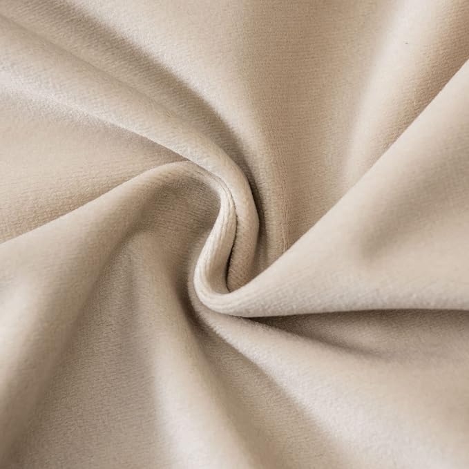 26x26 Throw Pillow Covers Decorative Velvet Couch Covers Set of 2,Khaki | JUSPURBET Cozy Soft Pillowcases with Invisible Zipper for Modern Couch Sofa Bed Living Room Bedroom Home Decor