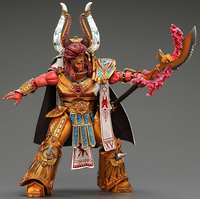 JOYTOY Warhammer 40K 1/18 Action Figures, Thousand sons Magnus The Red Primarch of The XVth Legion Castor for Collectors & Decor, Ideal Gift for Birthdays, Character Figure -JT6175