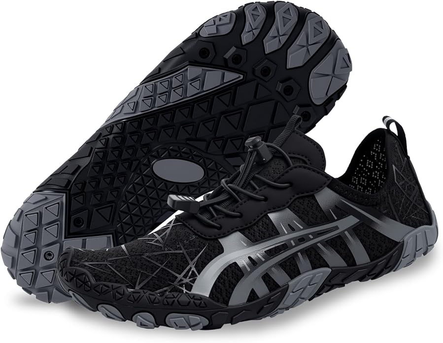 ELETON Barefoot Shoes Women Men Footwear, Wide Toe Box Hiking Zero Drop Non-Slip Quick-Dry River Boat Pool Beach Water Shoes, Lightweight Swimming Running Walking Sneakers Unisex