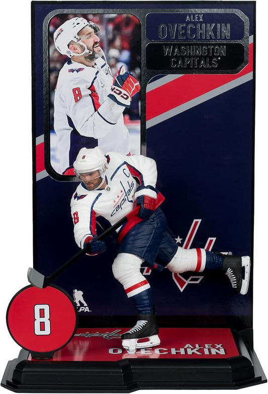 McFarlane Toys- Alex Ovechkin (Washington Capitals) NHL 7in Posed Figure McFarlane's SportsPicks