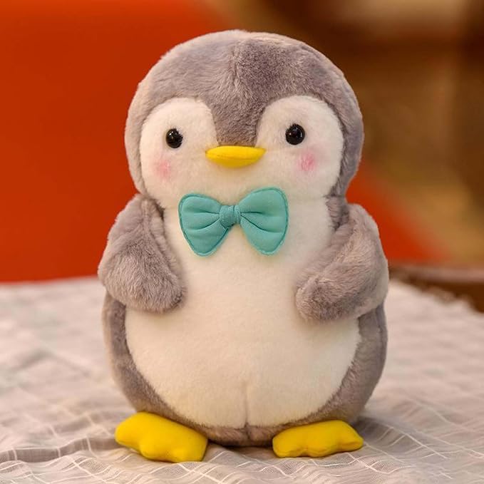 Stuffed Penguin Plush Ocean Animals Toys Dolls Decorations Gifts for Kids Boys Girls 10 Inches (Blue)