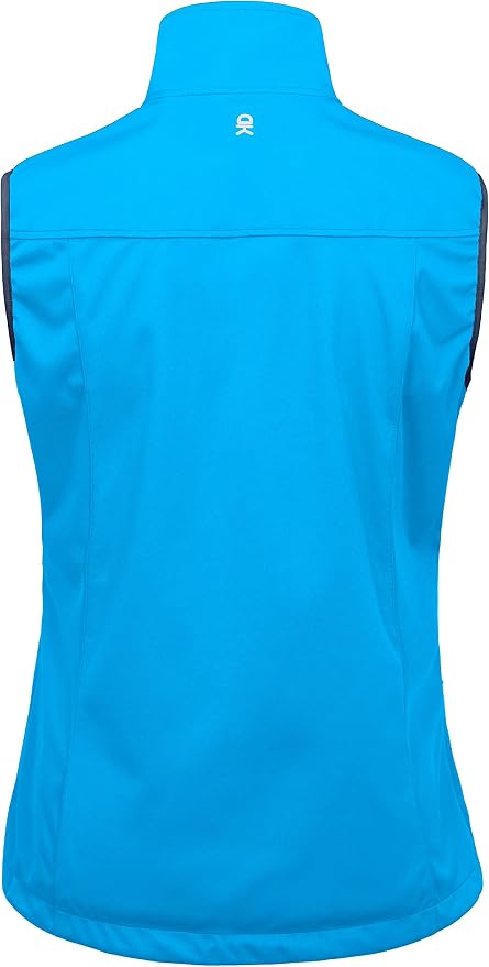 Little Donkey Andy Women's Lightweight Softshell Vest, Windproof Sleeveless Jacket for Running Hiking Travel