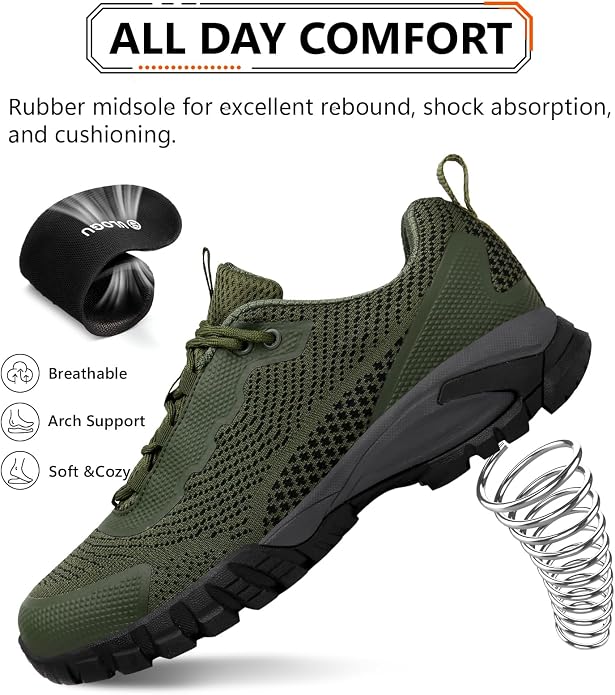 LEDINEY Hiking Shoes Women Waterproof Lightweight for Trail Trekking Camping Outdoor