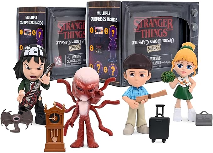 YuMe Stranger Things Action Figures Blind Box (2 Pack) - Series 2 Inspired Official Figurines, Collectible Figures Blind Box for Fans & Kids - Ideal Gift for Birthdays, Holidays & Collectors
