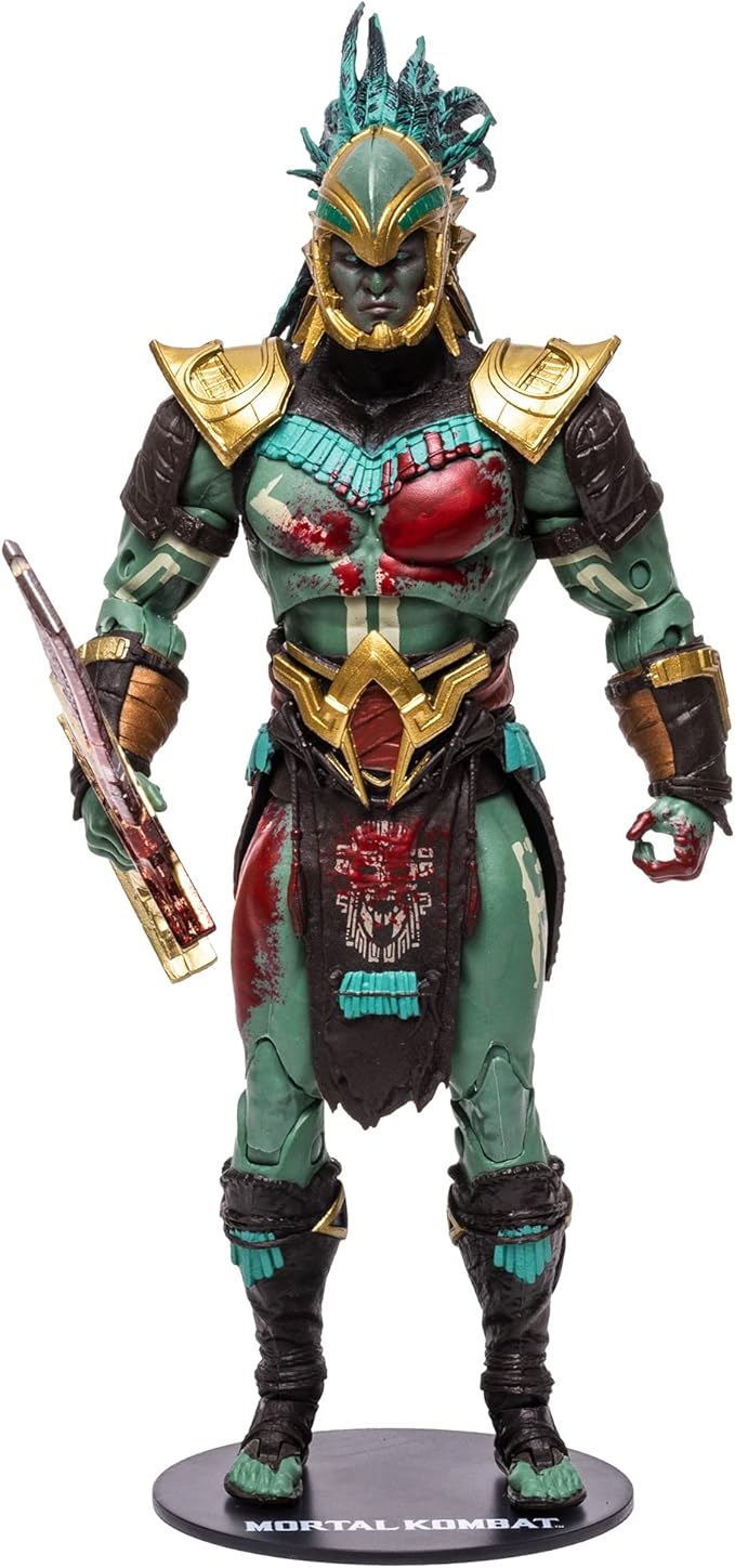 McFarlane Toys Mortal Kombat Kotal Kahn (Bloody) 7" Action Figure with Accessories