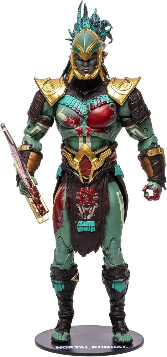 McFarlane Toys Mortal Kombat Kotal Kahn (Bloody) 7" Action Figure with Accessories