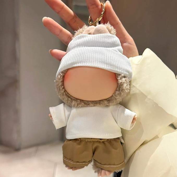 Clothes Fit for 17CM Doll, Fashion Doll Clothes Outfit Set Cute Theme Designer Toys Dress Accessories for Collector Fans Display (L White Set)