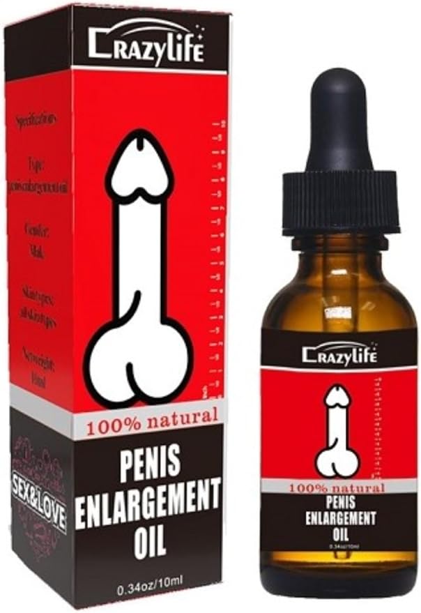 Massage Enlargment Oil for Men, Male Enlarge Oil Growth Oil CrazyLife for Men 10ML (Pack of 2)