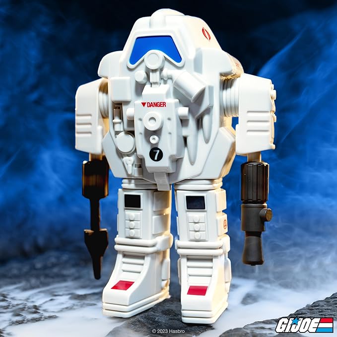 Super7 Super Cyborg G.I. Joe Cobra S.N.A.K.E. Armor (Full Color - Gray) - 11" G.I. Joe Action Figure with Accessories Classic Cartoon Collectibles