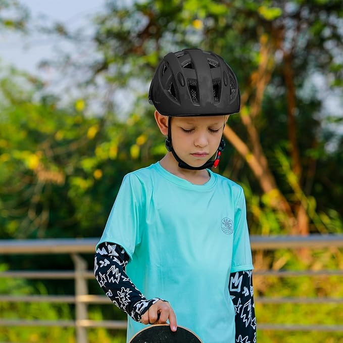 Kids Bike Helmet,2 Sizes Adjustable for Youth Child Boys & Girls Ages 3-5-8-14,Ventilation and Multi-Sport for Bicycle Skate