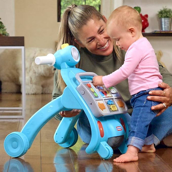Little Tikes Learn & Play Learning Lane Activity Walker, Sit-to Stand, Walking, Sounds, Learning, Sound Effects, Gift & Travel Toy for Babies Infants Toddlers Girls Boys 9+ Months