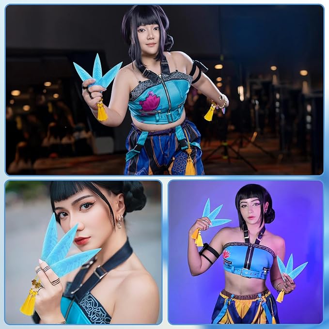 Costume Weapons for Hunter Zoey Cosplay: Anime Merch 6" Darts 3-Pack - Outfit Accessories Prop