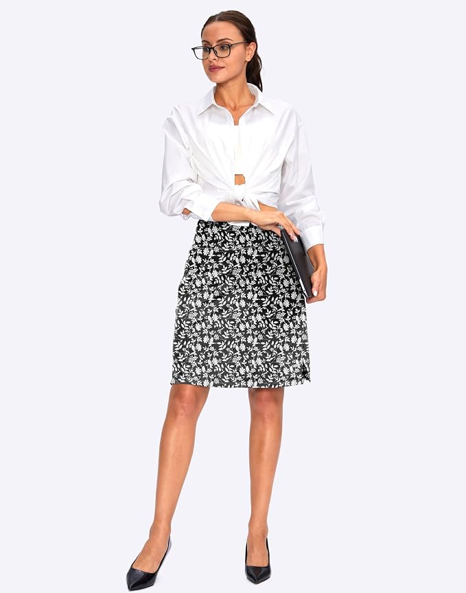 Women's 20" Knee Length Skorts Skirts UPF50+ Athletic Tennis Golf Skirt for Women Casual Summer Skirts