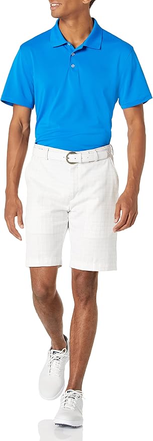 Amazon Essentials Men's Moisture Wicking Golf Polo Shirt, Short Sleeve, Slim-Fit, Quick-Dry, Active Wear