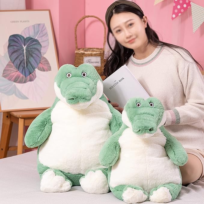Alligator Weighted Stuffed Animals, 17" 3.5 lbs Weighted Crocodile Plush Toy Large Weighted Plush Animal Pillow Gifts for Boys and Girls