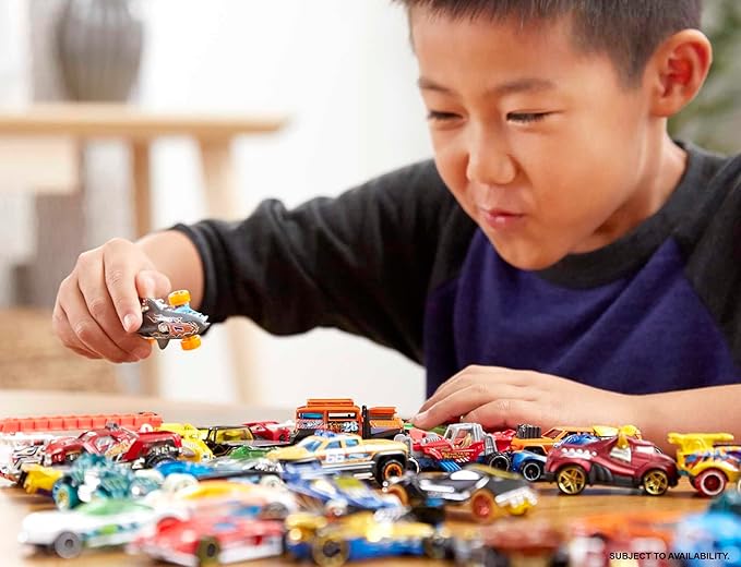Hot Wheels Toy Cars & Trucks 40-Pack, Set of 20 1:64 Scale Vehicles for Play or Display, Instant Collection (Styles May Vary) (Amazon Exclusive)