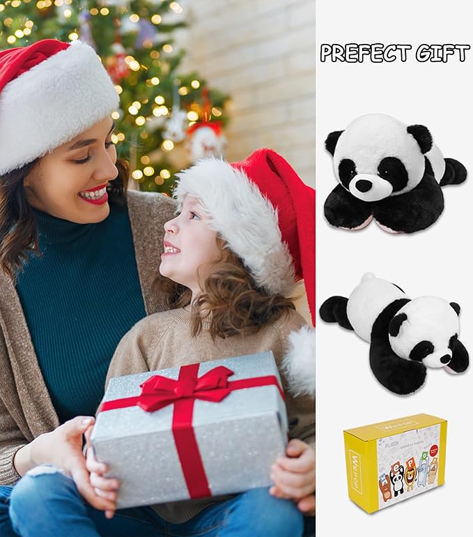Weighted Panda Stuffed Animals 5lb, 24in Weighted Panda Bear Plush for Kids Adults Boys Girl, Cute Plushies Soft Pillow Toy for Christmas, Valentine's, Birthday Gifts