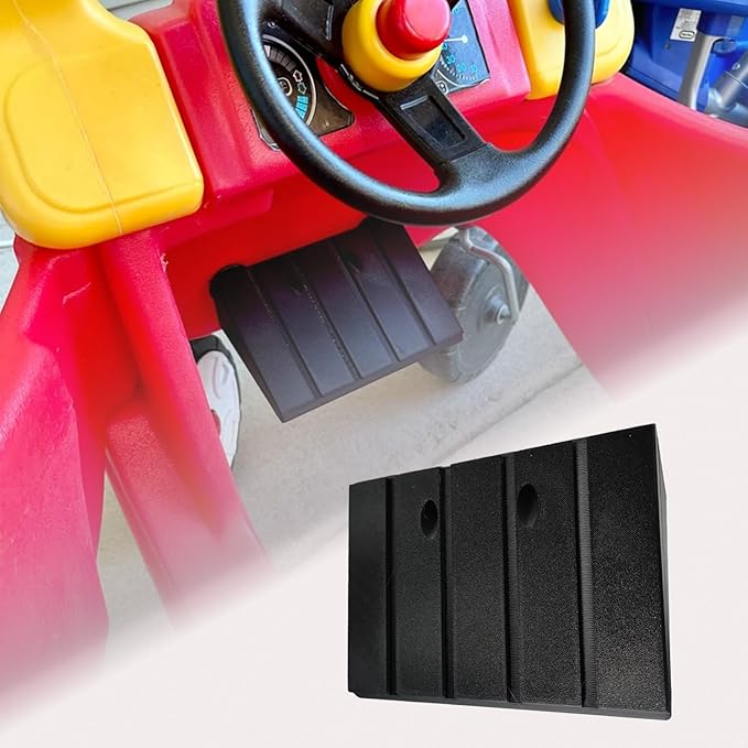 for Little Tikes Cozy Coupe and for Cozy Truck, Universal Foot Pedal DIY Upgrade Kit(Universal) (Black)