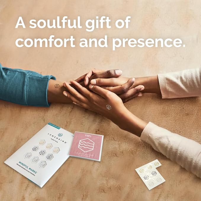 Light Through Loss Pack - Mindful Marks - Ideal Gift for Grief, Loss and Healing - Sympathy Gifts for Loss of Loved One - 36 Intention Marks - Remembrance & Bereavement Gift for Grieving