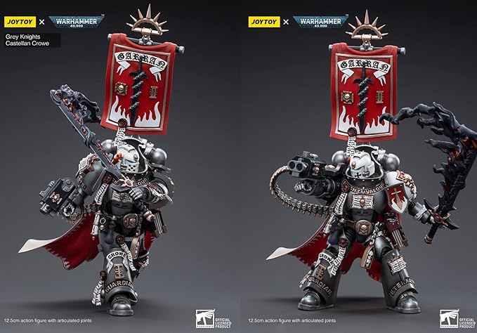 JOYTOY 1/18 Action Figures Warhammer 40k Mecha Grey Knights Castellan Crowe