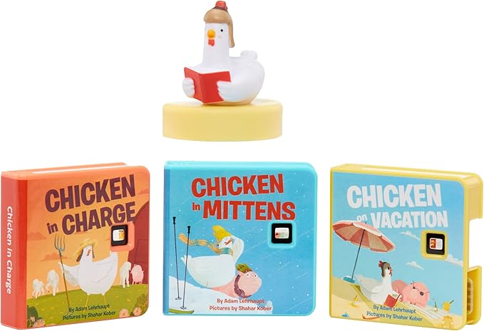 Little Tikes Story Dream Machine Cluck, Cluck Story Collection, Storytime, Books, HarperCollins, Audio Play Character, Gift and Toy for Toddlers and Kids Girls Boys Ages 3+ Years