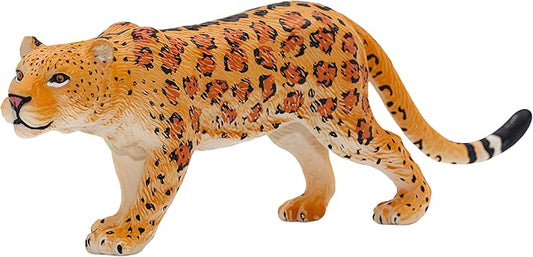 Gemini&Genius Leopard Action Figure Toy, Pard Figurine Wild Animal, Panther Animal Toy for Kids