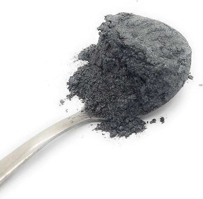 Pearl Mica Powder Pigment Dye - 500 Grams (1.1 lbs) - Best Bulk Price for Fine Arts, Crafting, Painting, Bath Bomb Soap Candle Slime Jewelry Making, Epoxy Resin, Woodworking (Gray GR03)