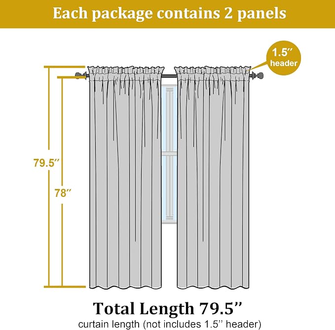 OWENIE Sheer Hot Pink Curtains for Bedroom Living Room 78 Inches Long 2 Panels Set, Soft Solid Light Filtering Sheer Curtain Rod Pocket Clear Drapes for Window Sliding Door, Hot Pink, 42 x 78 Inch