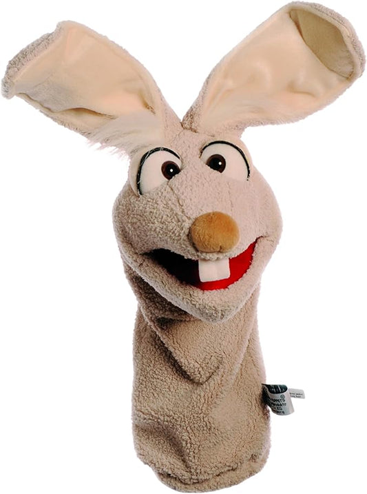 Living Puppets - Fred The 17-Inch Rabbit, Plush Hand Puppet for Boys and Girls