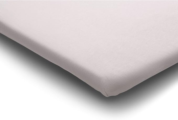 Bugaboo Stardust Fitted Cotton Sheet – 100% Natural Breathable Cotton Play Yard Sheet, Oeko-Tex® Certified, Soft & Machine Washable for Bugaboo Stardust Mattress – Mineral White