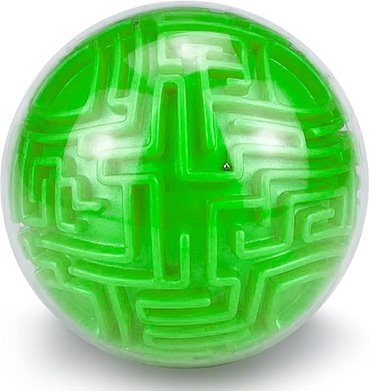 YongnKids Amaze 3D Memory Sequential Maze Ball Puzzle Toy Gifts for Kids Adults - Challenges Game Lover Tiny Balls Brain Teasers Game (Green)