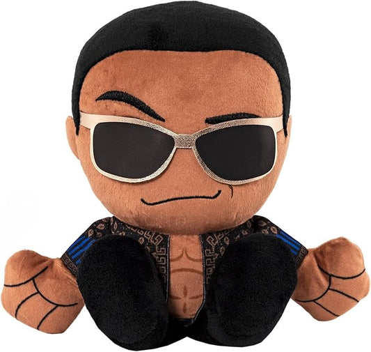 Bleacher Creatures WWE Old School Rock 8" Kuricha Plush - Soft Chibi Inspired Wrestling Legend