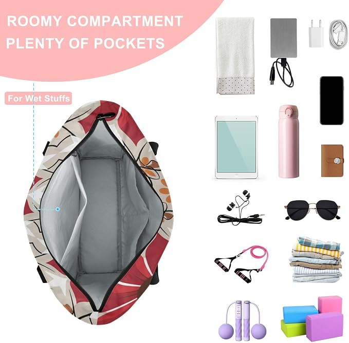 MCHIVER Yoga Bag for Women Men Large Yoga Mat Bag with Adjustable Strap Workout Bags Totes for Pilates Yoga Travel