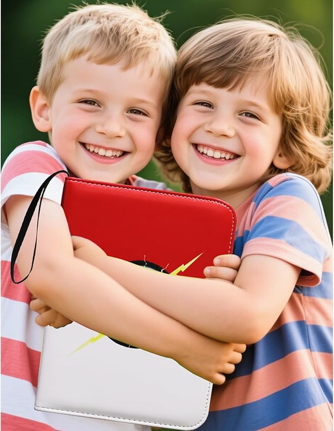 Tradig Card Binder Deluxe,Premium 4-Pocket Album with 400 Side Loading Pockets, Ideal Card Storage for Boys and Girls, Collection Binder Book Case, Card Enthusiasts
