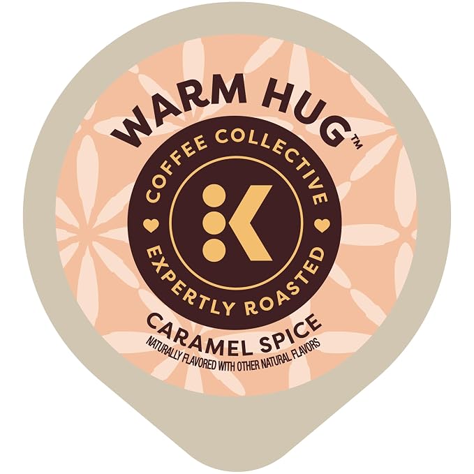 Keurig Coffee Collective, Warm Hug by Moira Kelley, Caramel Spice Flavored Coffee, Single Serve Keurig K-Cup Pods, 20 Count