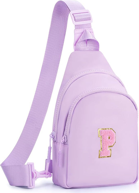Birthday Gift for 5 6 7 8 9 10 11 12 13 14 15 16 Year Old Girls Fanny Pack Crossbody Bags for Women,Cute Trendy Stuff - Lavender,P