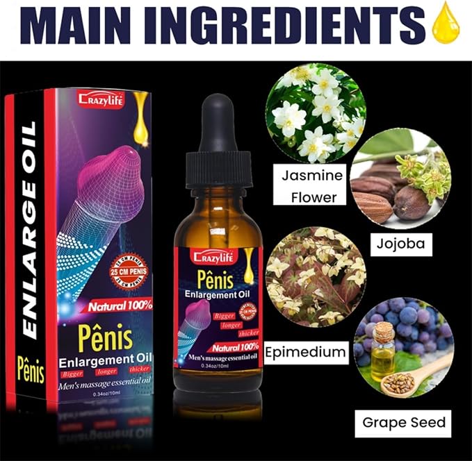 Men's Massage & Enlargement Essential Oil – 10ml Bottle (3)