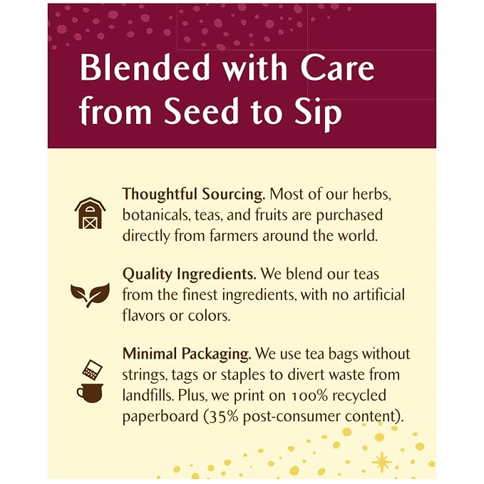 Celestial Seasonings Herbal Tea, Cranberry Vanilla Wonderland, 18 Count (Pack of 6)