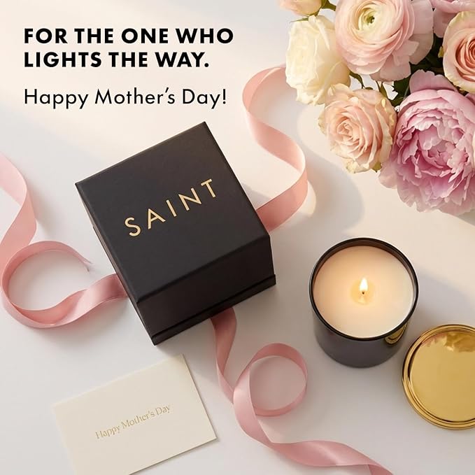 SAINT Lord Savior Jesus Christ Scented Candle with Prayer and Prayer Coin | Soy Coconut Aromatherapy Candle with 80 Hour Burn Time, Special Edition