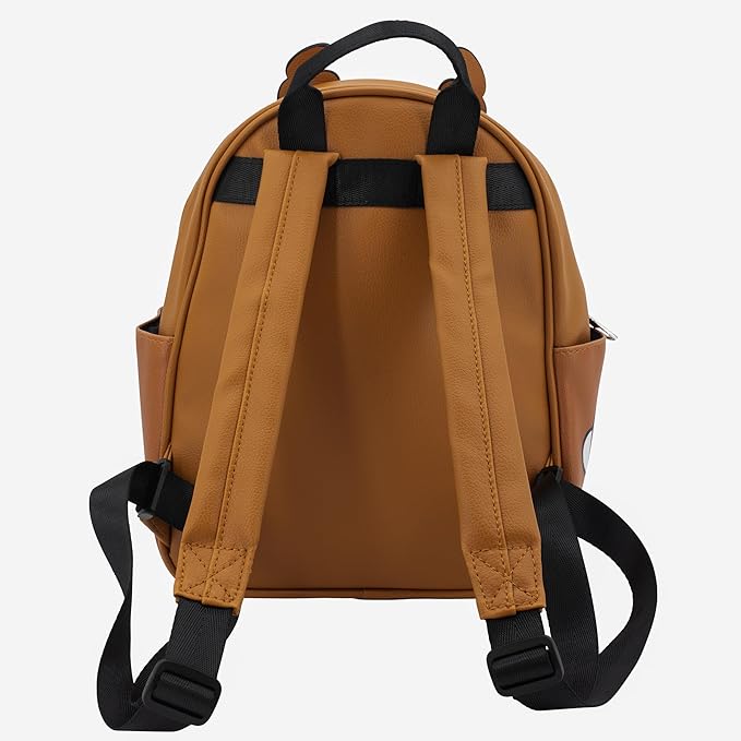 AI ACCESSORY INNOVATIONS Scooby Doo Big Face Cospaly Mini Backpack Purse with Mystery Machine Card Holder, Faux Leather, 10.5 Inch