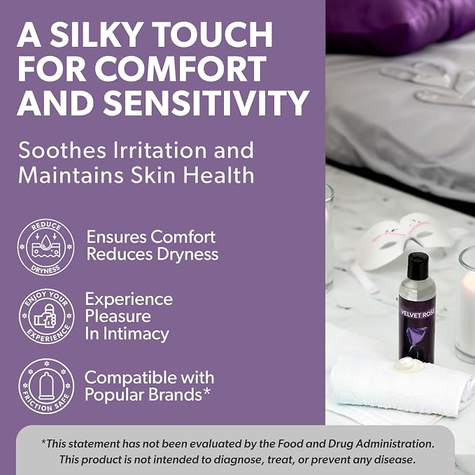 3 Eight oz. Bottles of Water Based Personal Lubricant for Men & Women