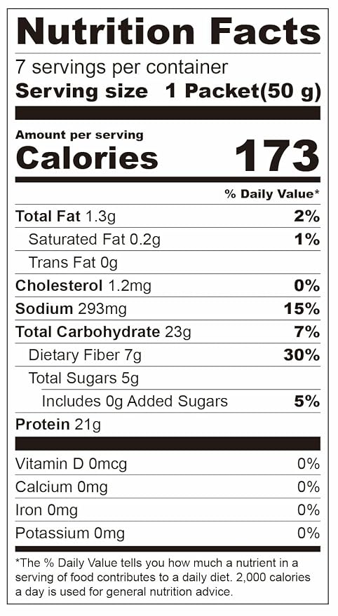 Korean Food All-In-One Multi Shake, Cinnamon Pecan, Fiber, 7 Pack, 350g | Cinnamon pecan-flavored powder blend with dietary fiber in convenient individual packs