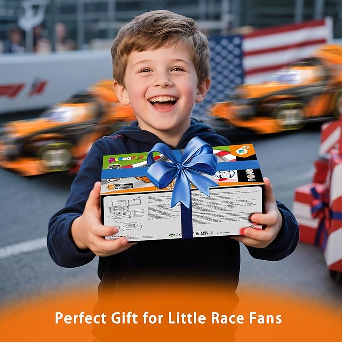 McLaren F1 Merch Remote Control Race Car Preschool Toy for Toddlers Boys and Girls Formula 1 Collectible for Fans Gift Idea for Birthdays