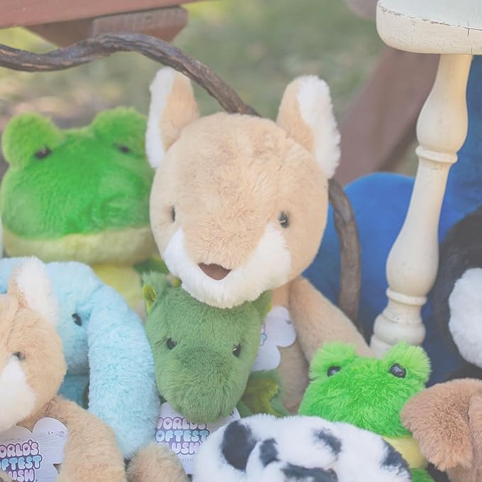 World's Softest Plush Kaz Kanga, Lushee 16" Stuffed Animal for Baby, Toddler, Kids, Adults - Adorable Toy Made from Kid-Friendly, Quality Materials