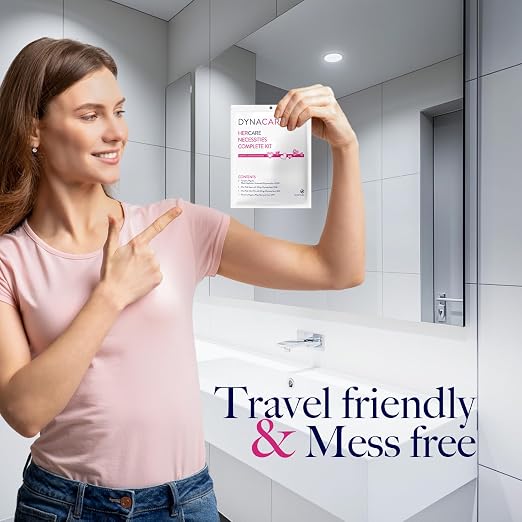Dynarex HerCare Necessities Menstrual Kits - 50 Count Period Kits with 2 Tampons, 2 Maxi Pads, 2 Feminine Hygiene Wipes - Travel Essentials for Women & Teens