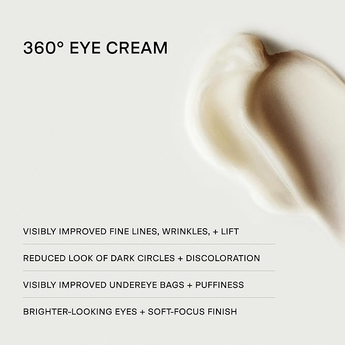 U Beauty The RETURN Eye Concentrate - Anti-Aging Eye Cream with Peptides and Antioxidants for Brighter and Tighter Under Eyes, Reduce Fine Lines, Puffiness & Dark Circles - 0.5 fl oz