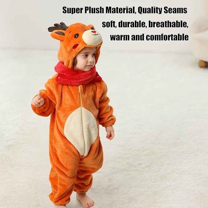 Baby Animal Costumes Unisex Toddler Outfit Halloween Dress Up Romper