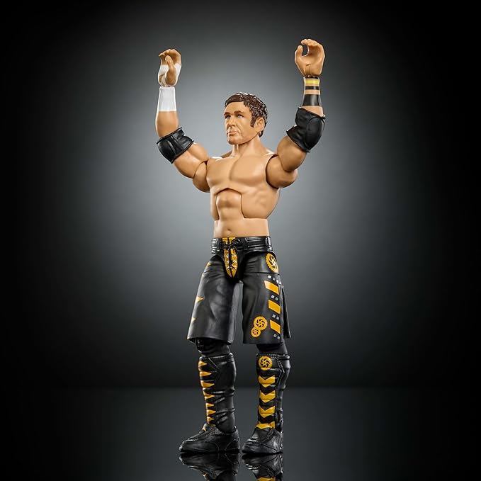 Mattel WWE Elite Action Figure & Accessories, Series #124 Set, 6-inch Collectible Chris Sabin with 25 Articulation Points & Swappable Hands